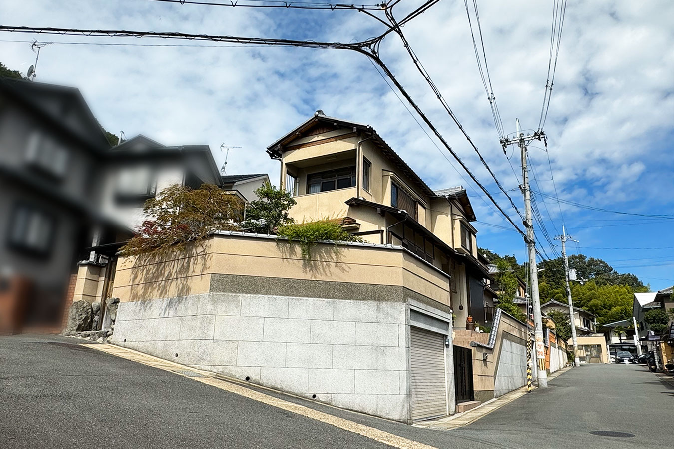 北花山山田町前道